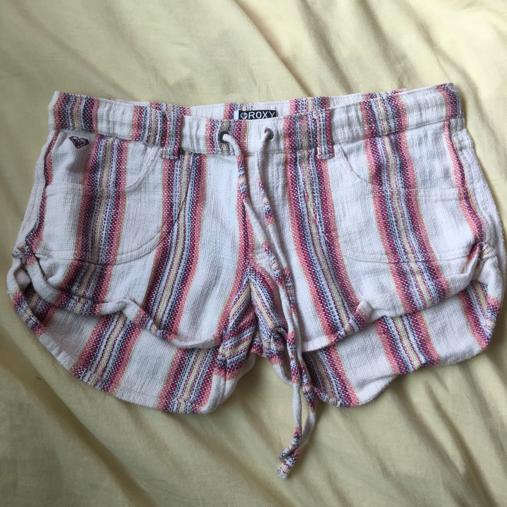 ROXY- striped beach shorts